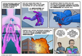 Illustration for article titled Superhero Physics!